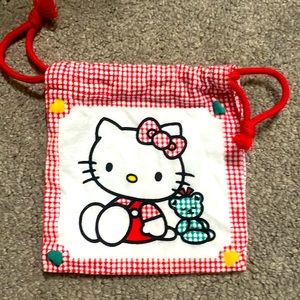 Vintage Sanrio Hello Kitty pouch NEVER USED